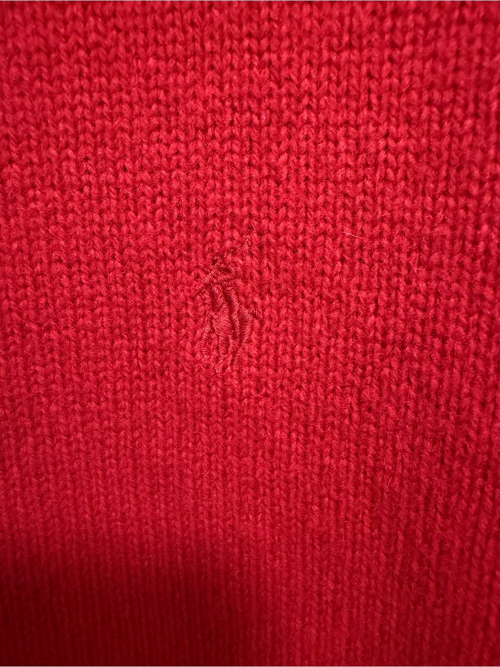 Vtg Ralph Lauren Sport Sweater 100% Lambs Wool Roll Neck Size Medium - Picture 3 of 6